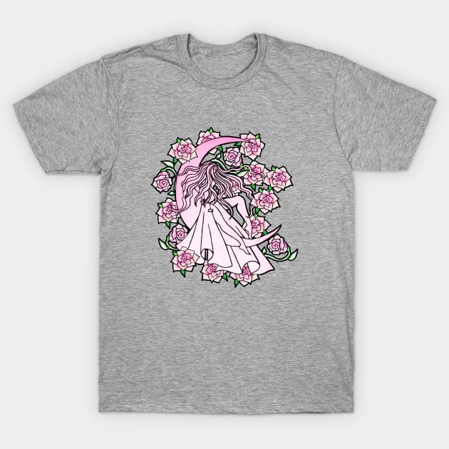 Triple Moon Goddess T-Shirt by bubbsnugg